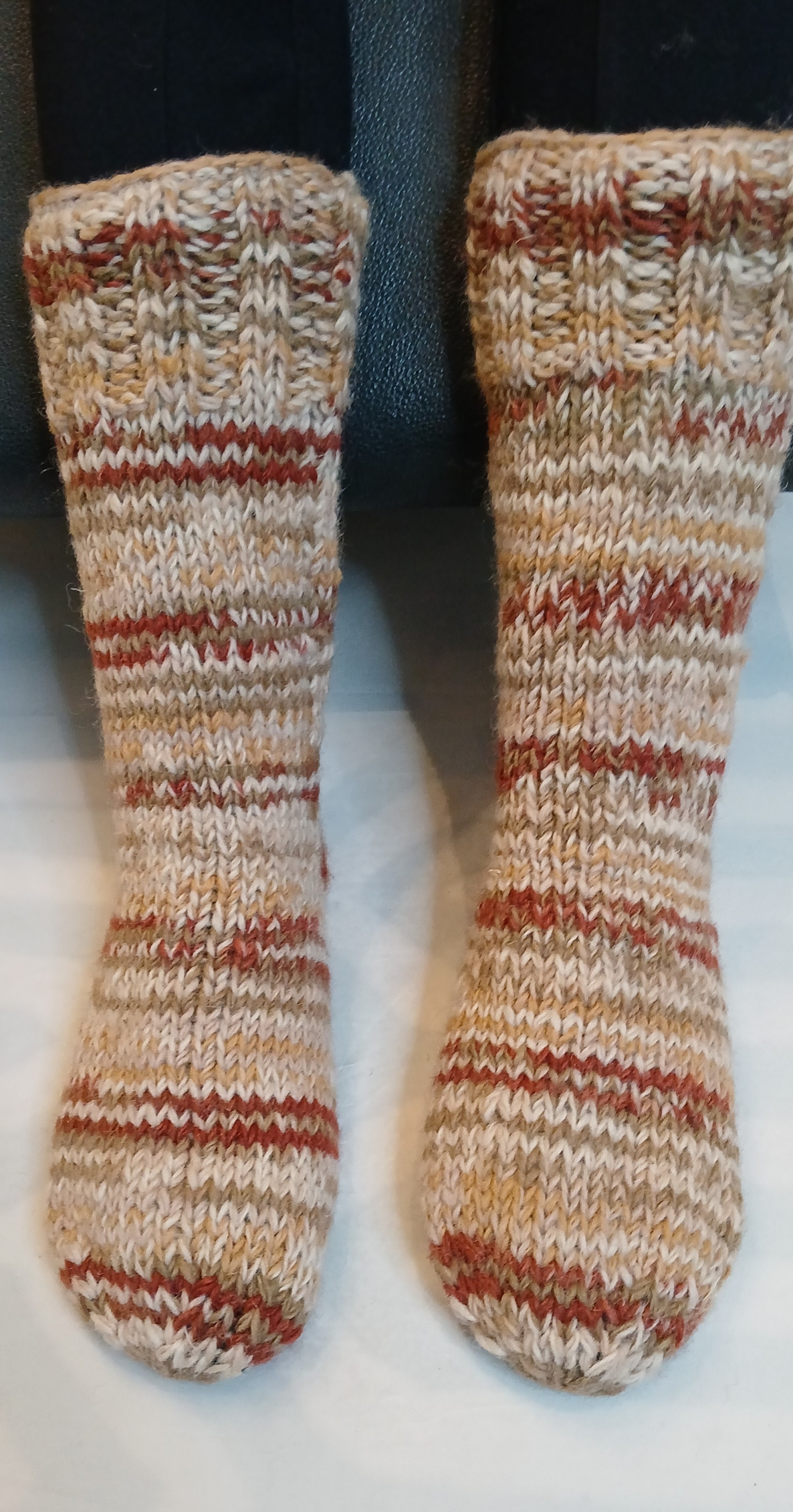 Socks Gift Hand Knitted Sherpa Wool - Image 2